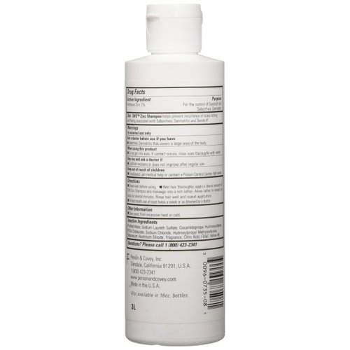 DHS Zinc Shampoo, 8 Fl Oz
