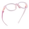LifeArt Kid Blue Light Blocking Glasses, Filter 85% of Harmful Blue Light, Anti Eyestrain and Blurry, Computer Glasses, Cut UV400 Anti Glare(Pink)