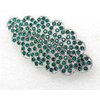Faship Gorgeous Green Floral Hair Barrette Clip