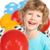 56PCS Cow Balloons Sky Blue Balloons Red Balloons Yellow balloons Funny Cow Print Balloons For Party Farm Themed Birthday Party Supplies for Kids Birthday Party Favor Supplies Cow Birthday Decorations