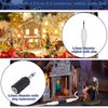 Yubunt AC/DC Transformer, White Power Adapter is Compatible with Dept 56 Village Accessories 56.55026 5655026. Suitable for Lighting Scenarios Such as Christmas Houses, Snowmen Streetlights, Etc(1Pcs)