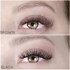 Brown Lash Clusters 160pcs Short Eyelash Extension Natural Look D Curl Individual Lashes 10-12mm Mixed Wispy DIY Lash Extensions Clusters by DAODER(20D-Caramel-D-10-12mm)