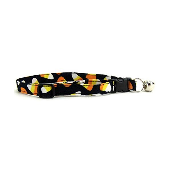 K9 Bytes Tossed Easter Eggs Cute Design Adjustable Collars for Cats (Kittens) with Bell.