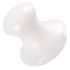 Uonlytech 2Pcs Gua Sha Facial Tools, White Jade Quartz Mushroom Face Massage Gua Sha Rollers Stones Scraping Massage Tool for Women Home Spa