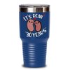 The Improper Mug 30th Anniversary Tumbler for Husband Wife Funny Vegan Vegetarian Food Pun Its Bean 30 Years Pearl Cute Keepsake for Couples Friends Parents 20 or 30oz