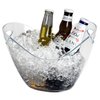 Yesland Ice Bucket, Clear Acrylic 3.5 Liter Storage Tub, Beer Bucket Beverage Chiller Bin for 2 Wine, Champagne Bottles, Beer Bottles