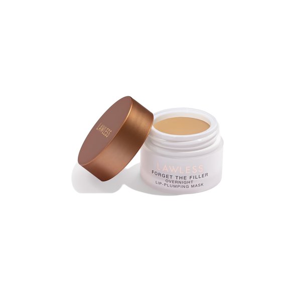 LAWLESS Women's Forget The Filler Overnight Lip Plumping, Birthday Cake, 0.28 Ounce