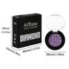 Purple Glitter Eyeshadow, Bright Lavender Dark Diamond Eyeshadow Smokey Look, Longwear Flashy Purple Violet Eye Glitters, Rich Pigment Sparkly Shimmer Finish Eye Makeup,Blendable Talc Free(7H Magic)