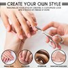 ASIPRO Cuticle Scissors Extra Fine Curved with Case Manicure Scissors for Women & Men Cosmetic Scissors Tijeras para Cuticula Profesional Nail Scissors Stainless Steel Sharp Cuticle Scissors for Nails