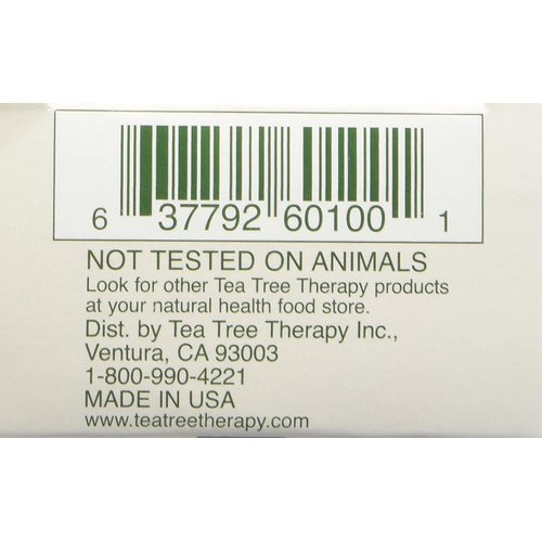 Tea Tree Therapy, Soap Bar, Vegetable Base, 3.9 oz (4-Pack)