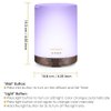 URPOWER 2nd Gen 300ml Aroma Essential Oil Diffuser Night Light Ultrasonic Air Cool Mist Humidifier with AUTO Shut Off and 6-7 Hours Continuous Diffusing and 4 Timer Settings for Home Office Yoga Spa