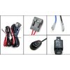 iJDMTOY Universal Fit 4-Output Relay Harness Wire Kit with LED Indicator ON/Off Switch Compatible with Automtive Driving Light, Fog Light, Retrofit, Off-Road Lighting, etc