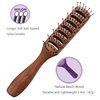 PERFEHAIR Vented Hair Brush for Blow Drying, Men's Vent Volumizing Hairbrush with Ball Tipped Bristles for Styling Dry, Wet, Short, Curly or Straight Hair