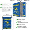 Delaware Blue Hens Football Helmet Garden Yard Flag