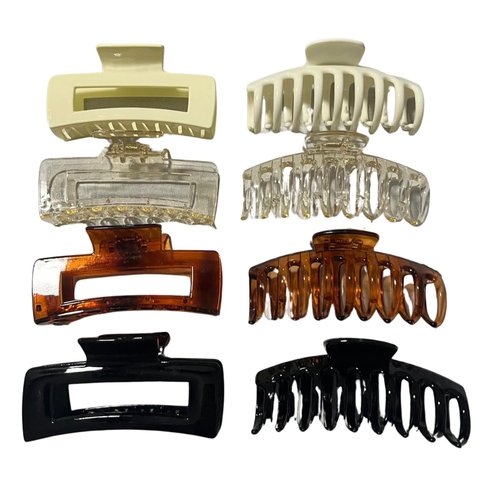 Women's Hair Clips, Assorted Styles and Colors for All Hair Types, Excellent Grip and Strong Hold (HC-Retro)