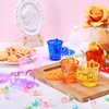 Hillban 24 Pcs Shot Glass on Necklace Colorful Shot Glass Hot Pink Bachelorette Wedding Shot Cups Necklace Bride and Groom Supplies for Wedding Party