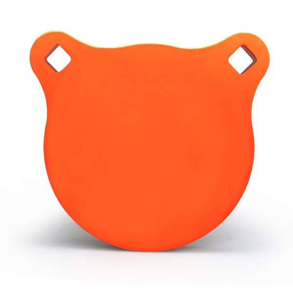 Highwild AR500 Steel Target 4" x 3/8" Gong Shooting Metal Target - Neon Orange