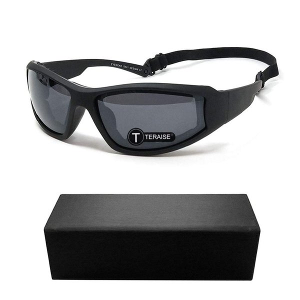 TERAISE Motorcycle Riding Glasses Safety Ski Goggles Adjustable Sunglasses