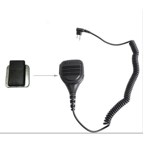 FANVERIM 2Pack Belt Clip Compatible with Motorola Replacement Microphone Clip PMMN4013 PMMN4013A PMMN4021A PMMN4021 PMMN4022 PMMN4022A PMMN4025 PMMN4025A Handheld Speaker Two Way Radio