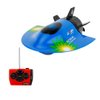 GoolRC Mini RC Submarine Boat, Remote Control Waterproof Diving Toy for Kids (Blue)