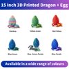 Dragon Eggs,Dragon Eggs with Dragon Inside,15''3D Printed Dragon, Adults Fidget Toy, Home Office Decor Executive Desk Toy,3D Printed Gift for Christmas