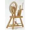 Classics by Handley Dollhouse Miniature Spinning Wheel, Unfinished