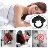 Overnight Hair Curlers for Long Hair | No Heat Curl Wrap with Soft Scrunchie (Black)