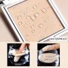 Matte Invisible Poreless Pressed Face Powder Makeup,Lightweight Breathable Vegan Setting Powder (01#Creamy Natural)