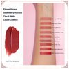 Flower Knows Strawberry Rococo Cloud Lip Cream Matte Liquid Lipstick-Long Lasting&Highly Pigmented Lip Stain -Velvety Waterproof Lip Makeup for Girls&Women-0.12 Fl Oz,1 Count(S08 Velvet Redwood)