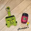Halloween Frankenstein Hand Sanitizer Holder and/or Lip Balm Holder