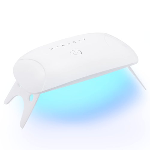 Makartt UV Nail Lamp, 8W Mini USB Portable LED Light for Gel Nail Polish, Nail Cure Light with 60s 120s Timer Setting, Flash Curing Lamp for Nail Art Salon, Home DIY