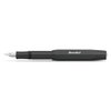 Kaweco SKYLINE SPORT Fountain Pen Black I Premium Fountain Pen for Ink Cartridges I Exclusive Fountain Pen 13 cm I Nib: EF (Extra Fine)