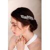 BERYUAN AB Color Crystal Hair Comb Slide for Brides Wedding Handmade Hair Accessories for Women Girls