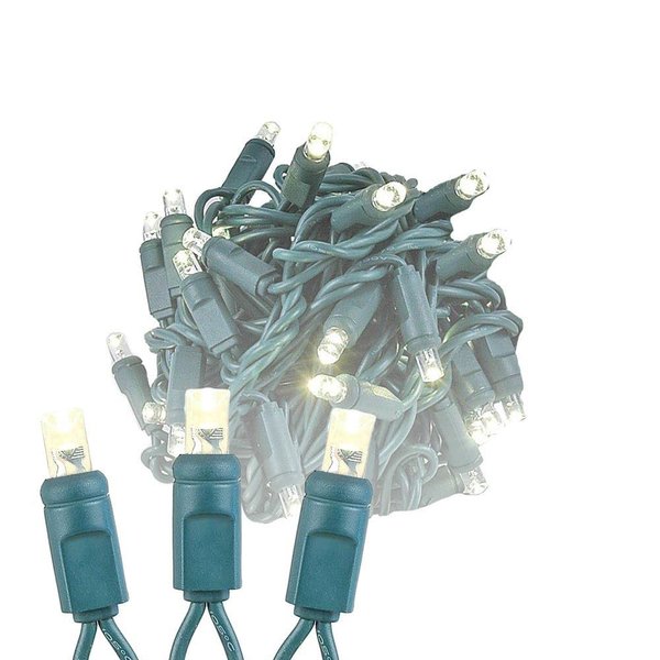 Novelty Lights 25FT 50 LED Christmas String Lights, Tree Lights Indoor Outdoor Commercial Grade LED Mini Light Set With 40,000 Hours Rating, Christmas Lights Christmas Tree Lights (Warm White)