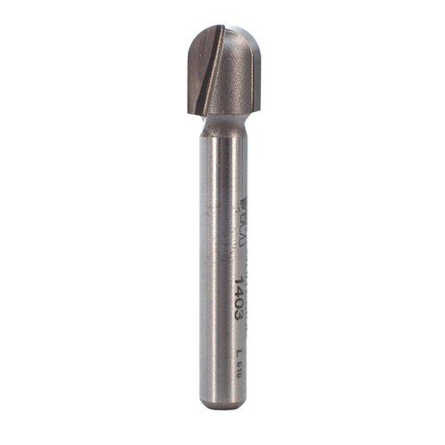 Whiteside Router Bits 1403 Round Nose Bit with 3/16-Inch Radius 3/8-Inch Cutting Diameter and 1/2-Inch Cutting Length
