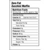 Simply Scrumptous Fat Free Zucchini Muffins