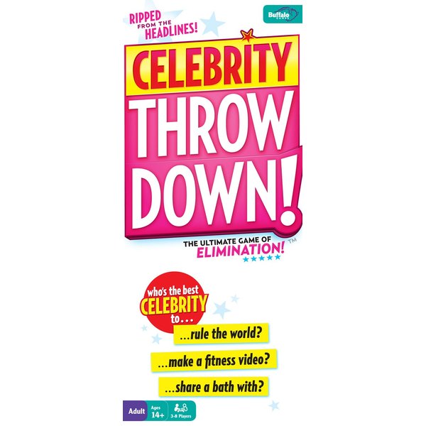 Buffalo Games Celebrity Throw Down Board Game