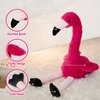 CozyWorld 13’’ Talking Flamingo Repeat What You Said Interactive Cute Plush Toy Stuffed Animals Birthday Gifts for Boys and Girls, Red