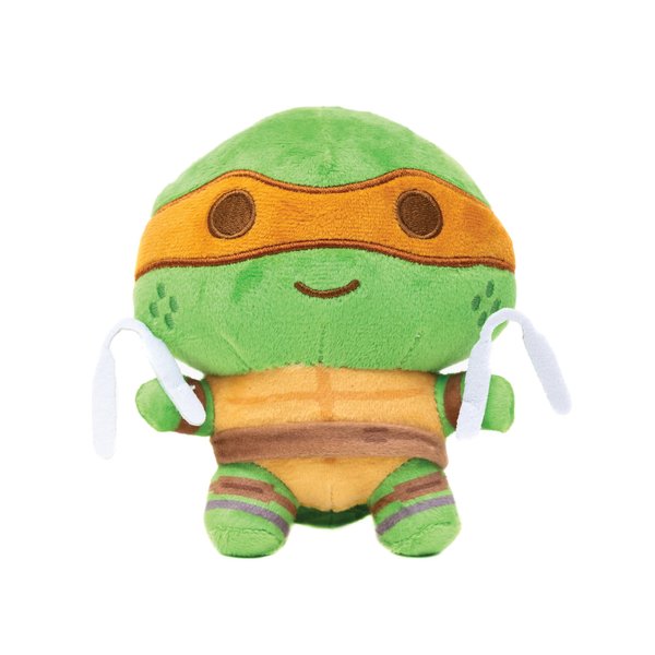 Buckle-Down Nickelodeon Dog Toy, Teenage Mutant Ninja Turtles Michelangelo Nunchucks Orange Pet Toy, Plush