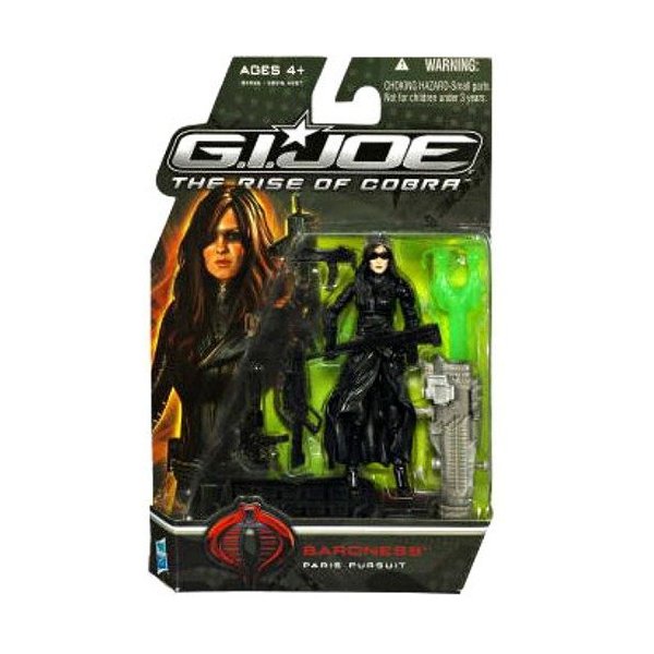Hasbro G.I. Joe Movie The Rise of Cobra 3 3/4 Inch Action Figure Baroness (Paris Pursuit)