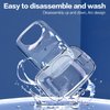 lazYYzal Hamster Bathtub,Hamster Bathroom,Small Animal Habitat Décor,Sand Bath Container Transparent Beds,Hamster Bed,Ice Bathtub,Sleep Pad Nest,Sand Bath Box for Cage Accessories（M）