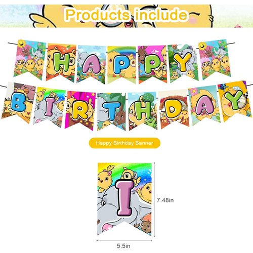 Canticos Party Supplies,Canticos Party Decorations Includes Banner, Cake Toppers, Balloon for Canticos Party Decorations