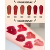 Velvet Lip Mud Tinted, Matte Lip Cream Lip Gloss, Velvet Matte Finish, Blendable High-Pigmentation Silky Creamy Texture, Lightweight, Soft, Moisturizing, Korean Lipstick Makeup Gift for Women Girl-#06