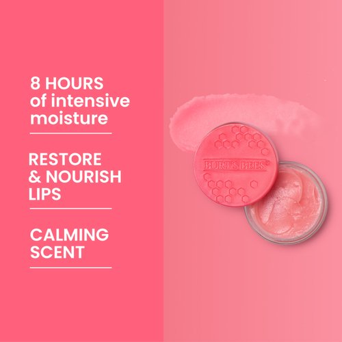 Burt's Bees Overnight Lip Sleeping Mask, 0.25 oz - Moisturizing, Hydrating, Exfoliating, Reduces Fine Lines, Ceramide Infused, Passionfruit Scent