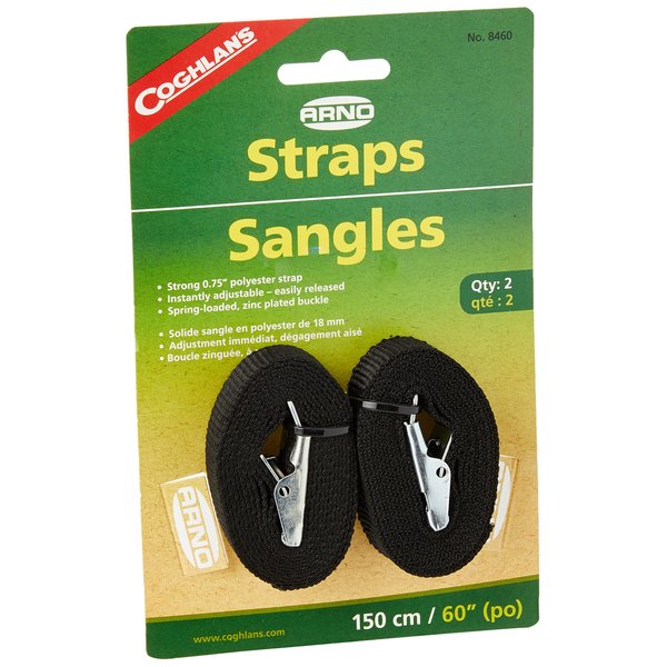 Coghlan's Arno Straps, 36-Inch, 2 pack, Multicolor