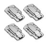 4pcs Tool Box Hasp, Luggage Suitcase Hasps Latches Buckle Lock Clasp Clamp