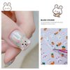 Carrot Bunny Nail Art Stickers Decals Rabbit Nail Art Sticker 3D Self Adhesive DIY Design Fashion Trend Glamour Decoration Accessories for Ladies Girls Kids (2 Sheets)