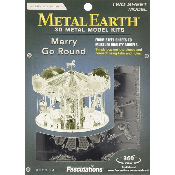 Metal Earth Merry Go Round 3D Metal Model Kit Fascinations