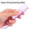 Handle Grip Nail Brush Fingernail Brush for Cleaning Nail Scrub Brush Toes and Nails Scrubber for Women Men Kids,4 Pack