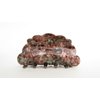 Generic Brown green pearly shiny marbled hair claw clip